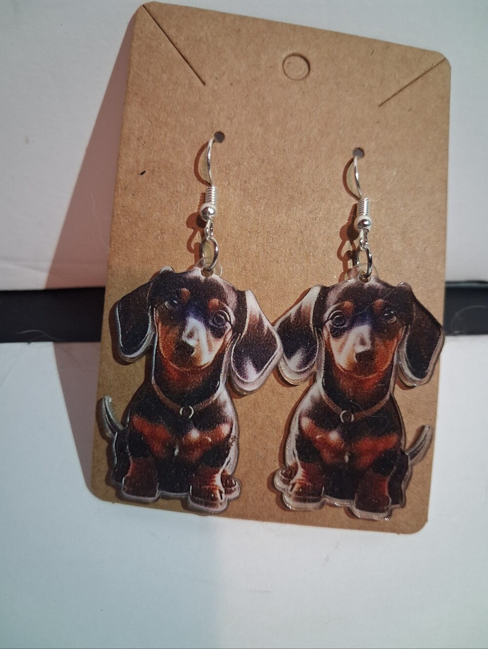 Dachshund Acrylic Handmade Earrings